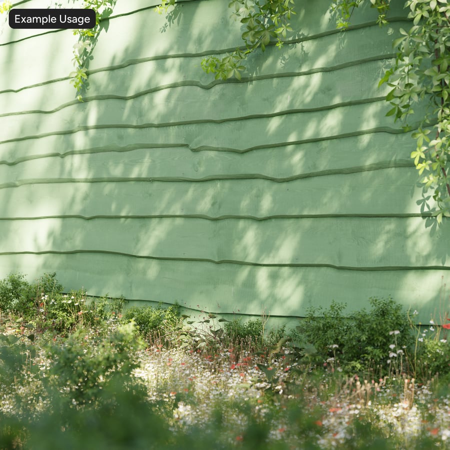 Painted Wood Paneling Texture, Green