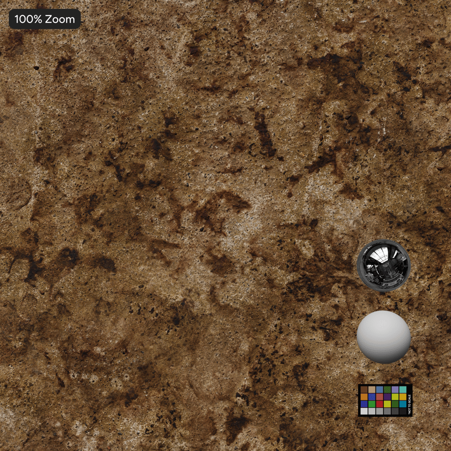 Mosachtige gevlekte betonvloertextuur