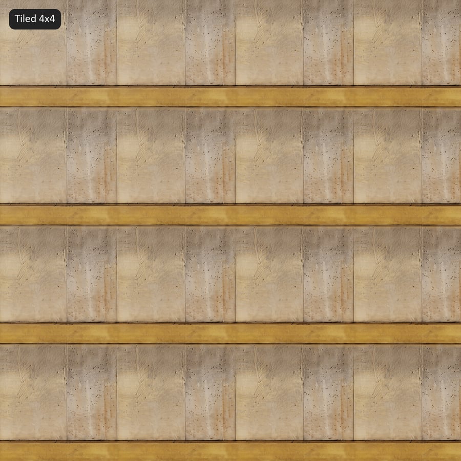 Textura de acabamento em arenito e betão, amarelo
