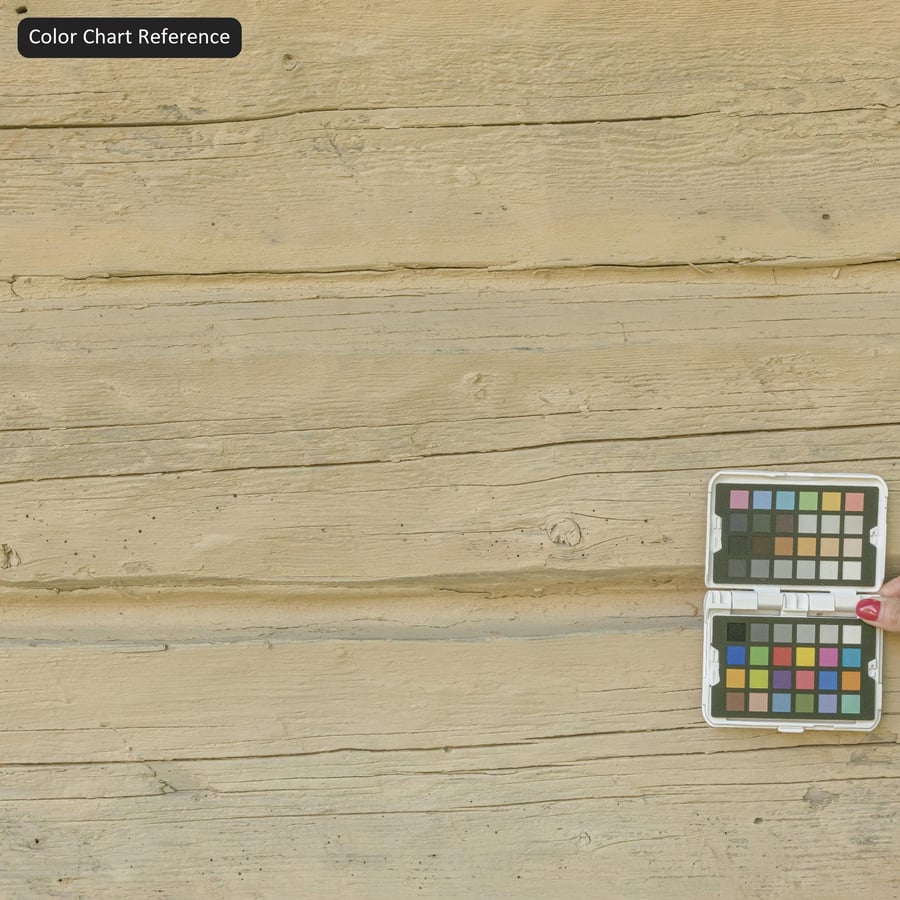 Texture murale du bardage en rondins de bois usés, chêne