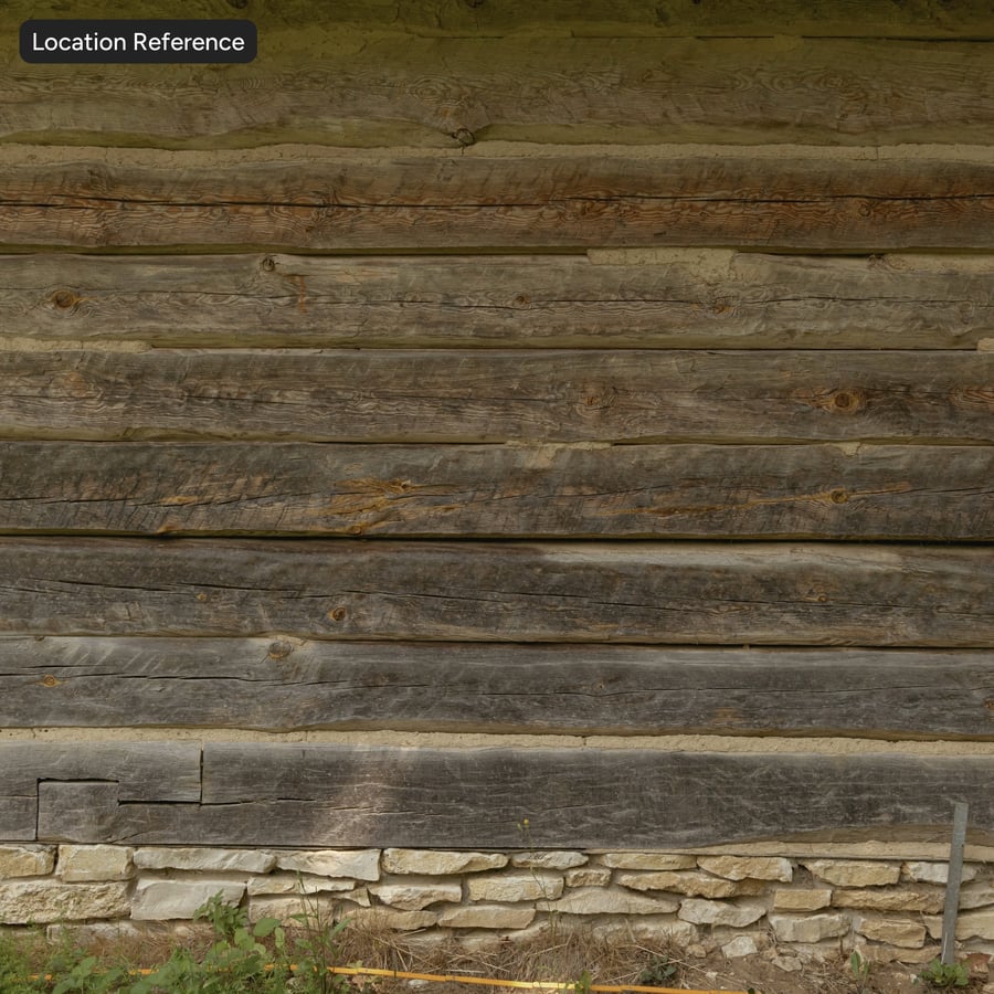 Worn Rough Hewn Wood Wall Texture