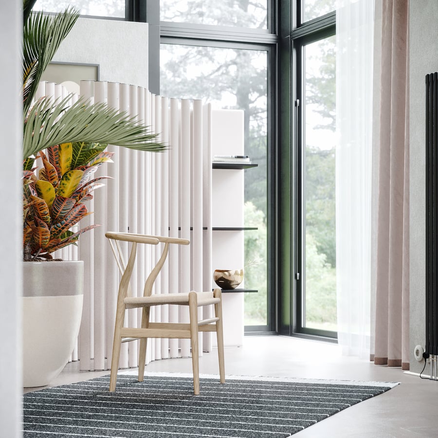 Réplica em madeira da cadeira Hans Wegner CH24 Fork