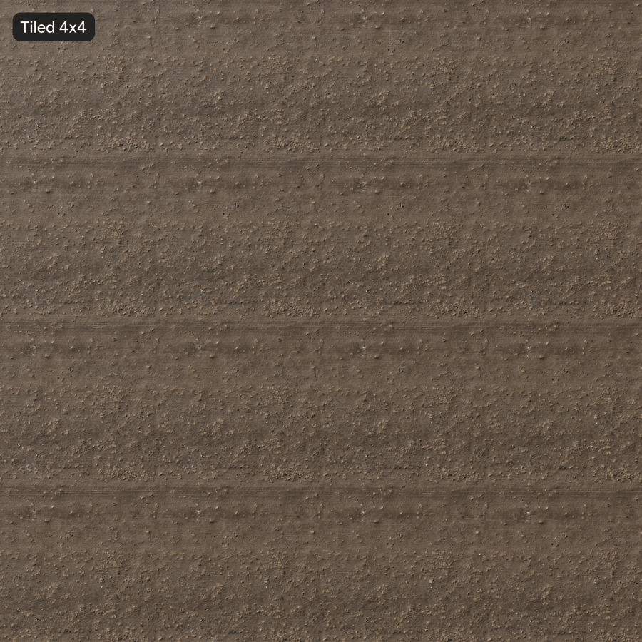 비포장 도로의 자갈 텍스처