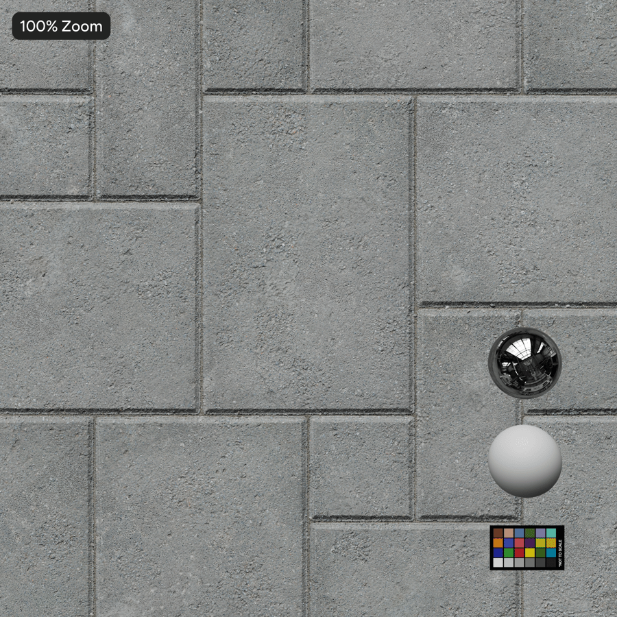 Modular Paver Texture, Grey