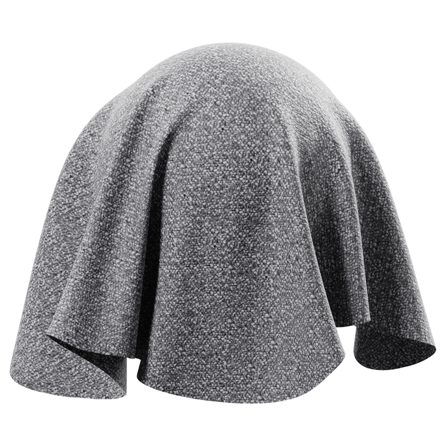 Plain Upholstery Fabric, Grey - Poliigon