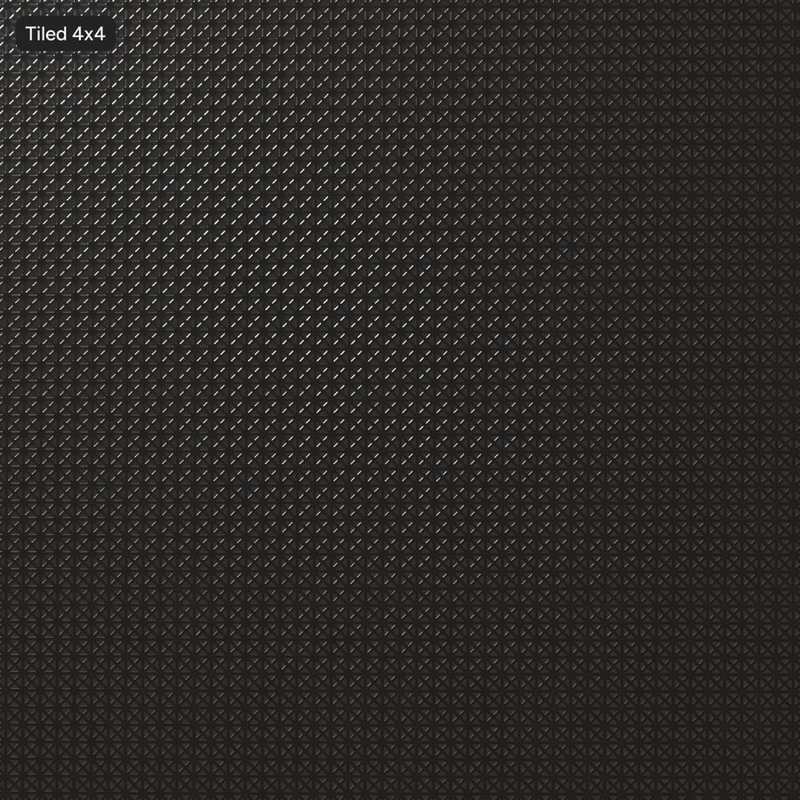 Geometrik Delikli Metallic Doku