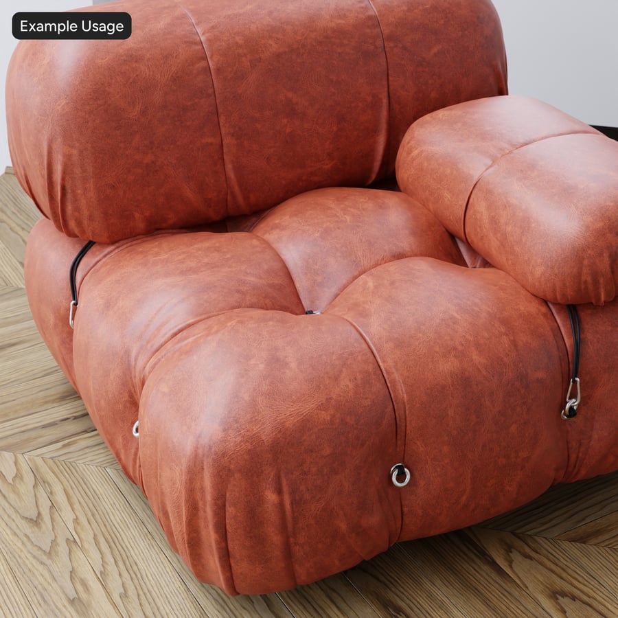 Distressed Leather Texture, Amber