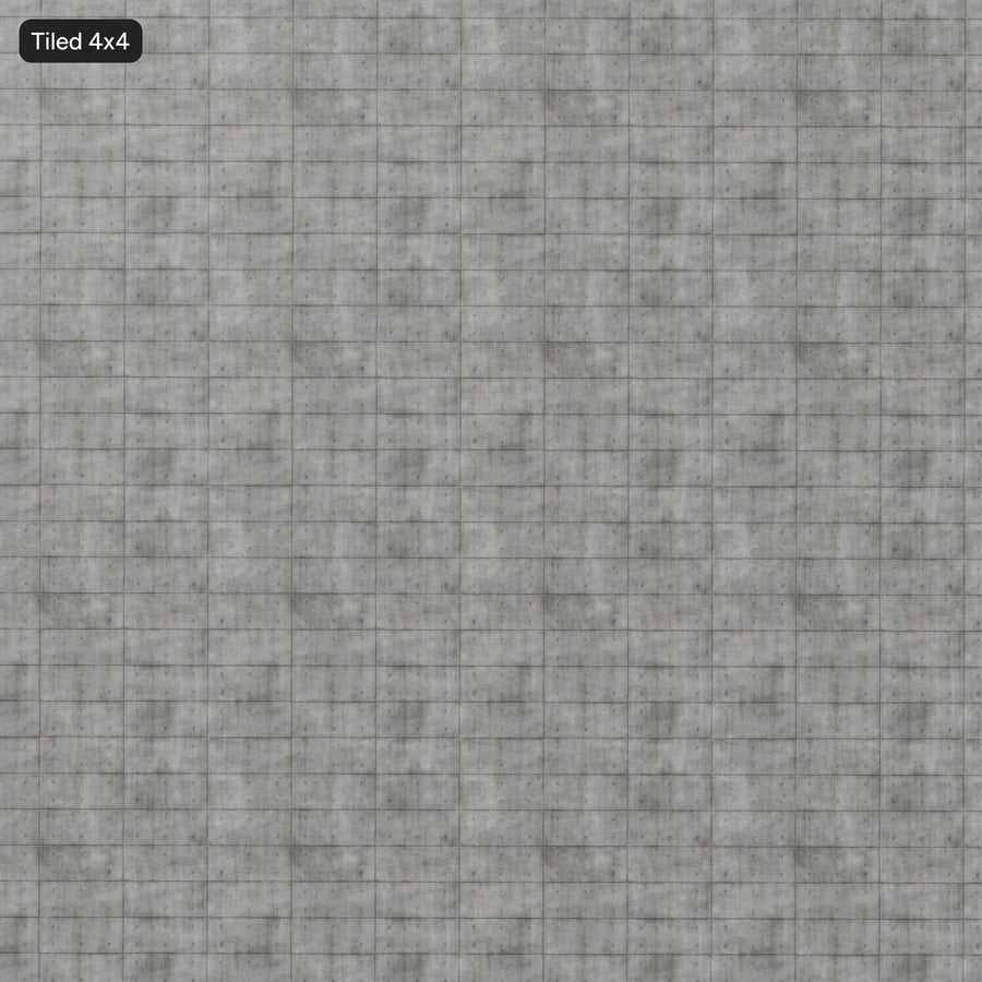 Textura de betão envelhecido mate com furos de fixação, cinzento acinzentado