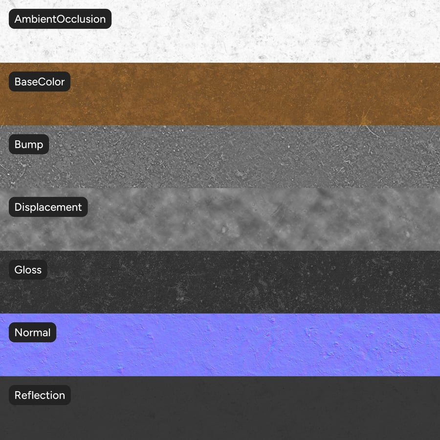 Textura de relva seca na terra