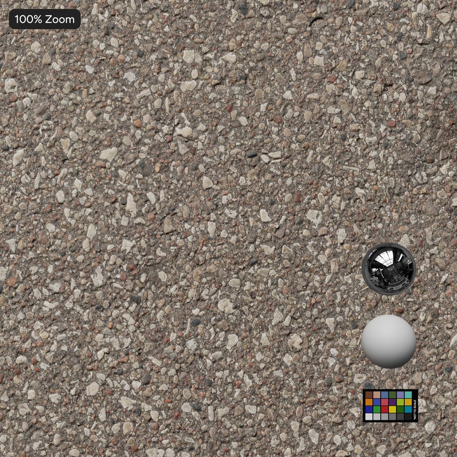 Matte Asphalt Road Texture, Grey