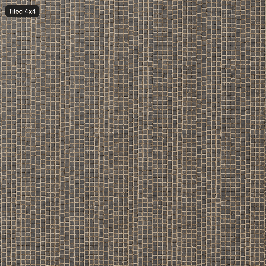 Square Stone Sett Ground Texture, Gray