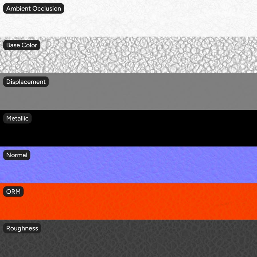 Crawl Glazed Ceramic Pottery Texture, Matte White