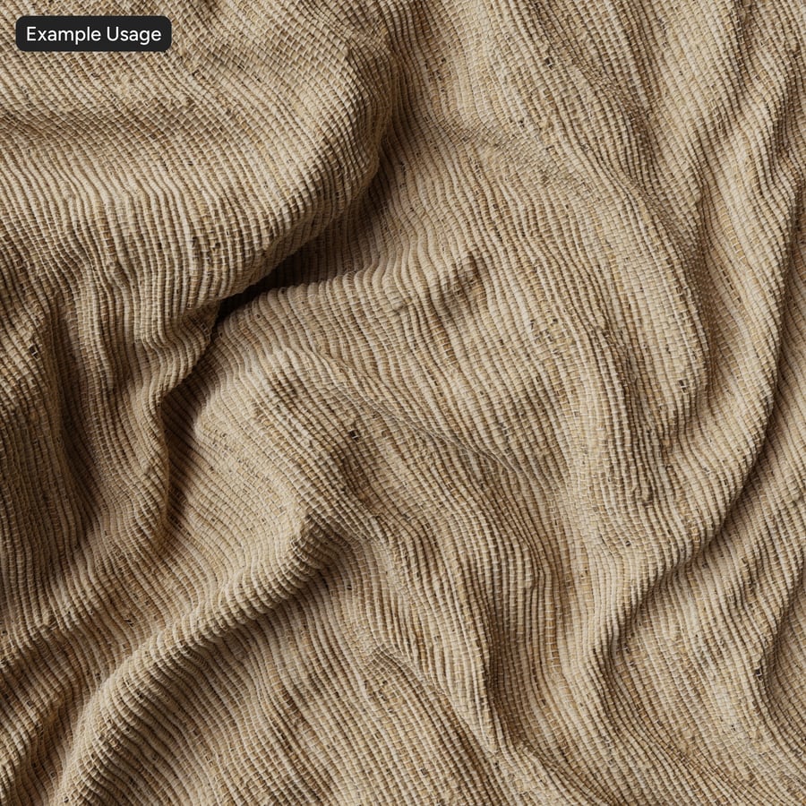 Textura tkaniny Course, žlutá