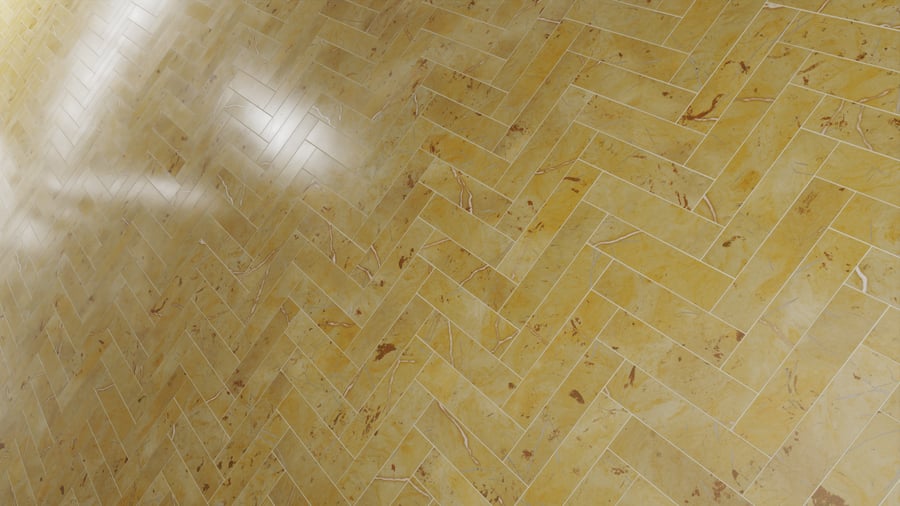 Textura de azulejo fosco em mármore espinha de peixe, dourado