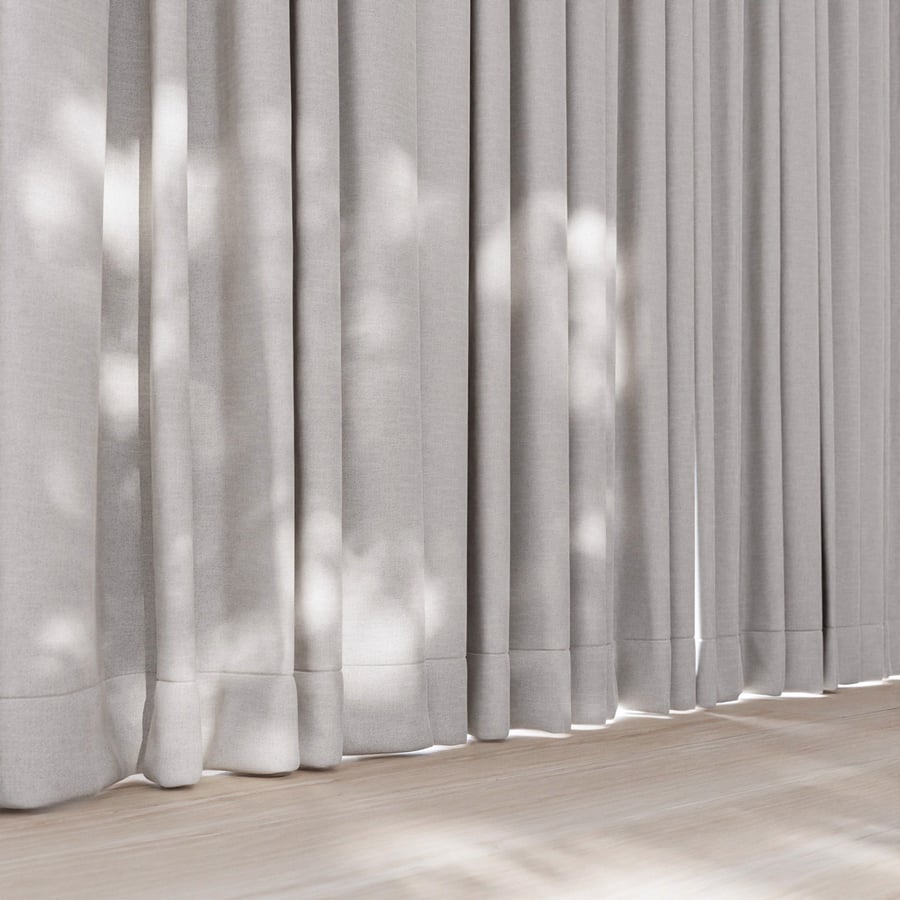 Tecido liso para cortinas, textura, branco