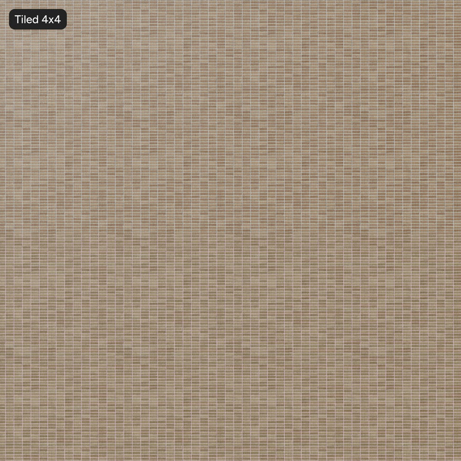 Räfflad staplad tegelväggstruktur, beige