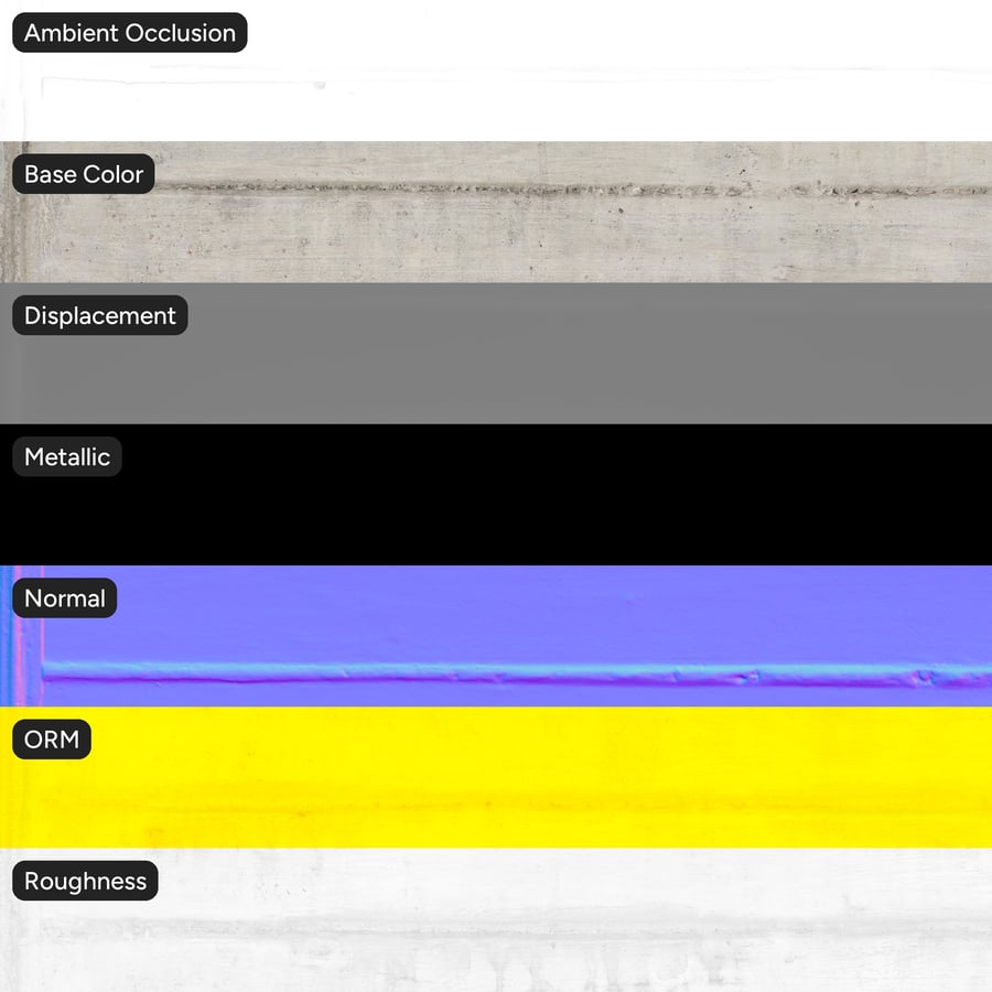 Texture de mur en béton avec coffrage fuyant