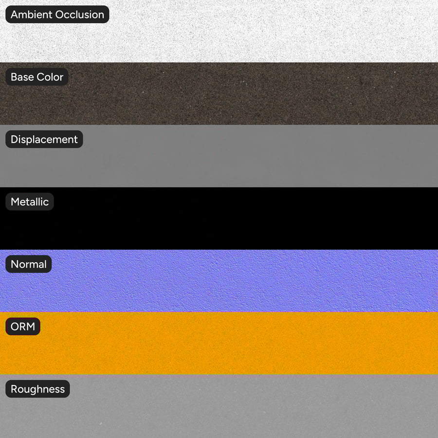 Clean Rough Grade Asphalt Texture