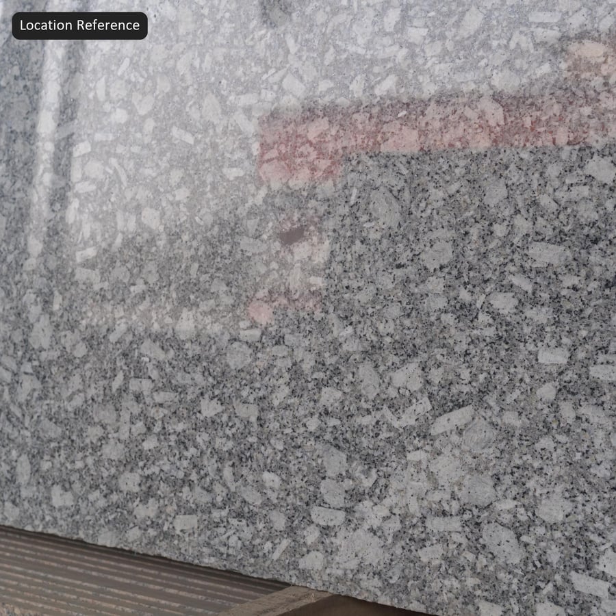 Texture de dalle de granit poli, blanc et gris