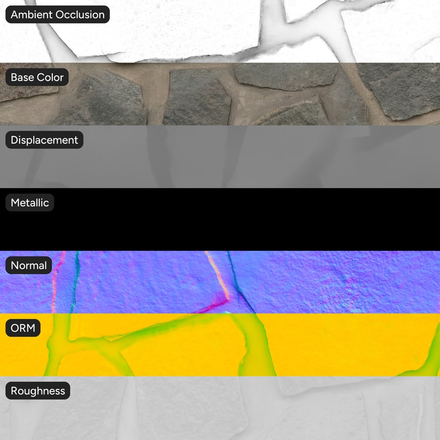 Irregular Stone Wall Texture