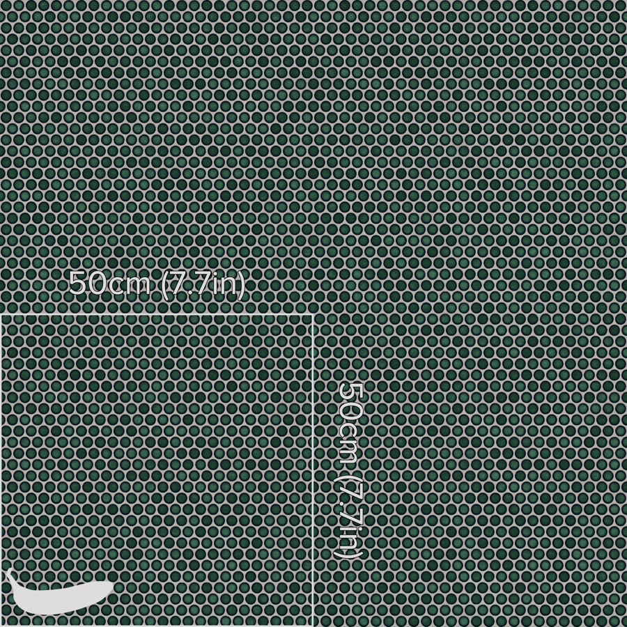 Textura de azulejo cerâmico brilhante redondo, verde gradiente