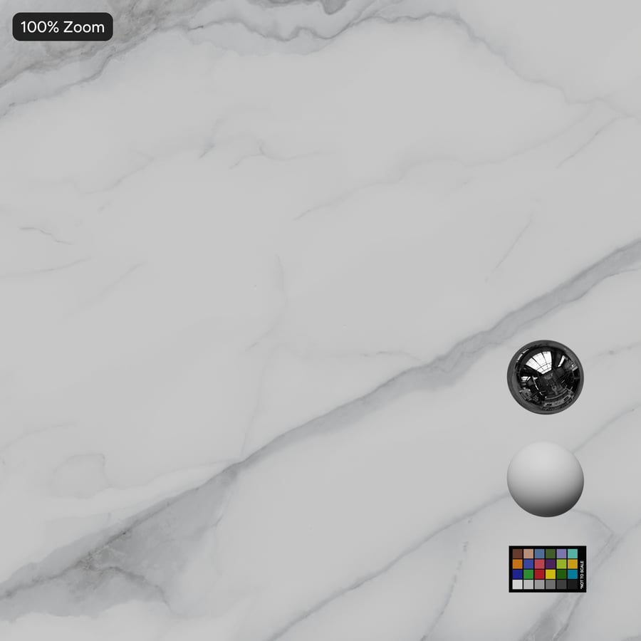 Polished Marble Stone Texture, Ashen Flow