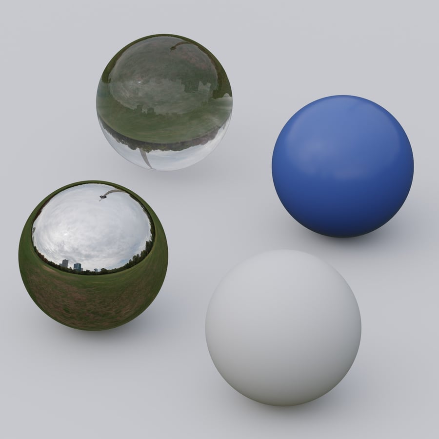 City Park Overcast Sky Outdoor HDRI