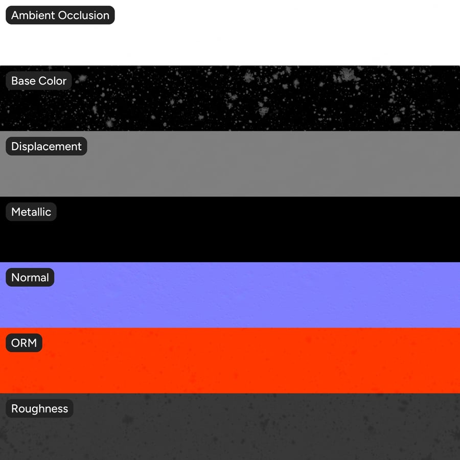 Ink Spot Glazed Ceramic Pottery Texture, Black