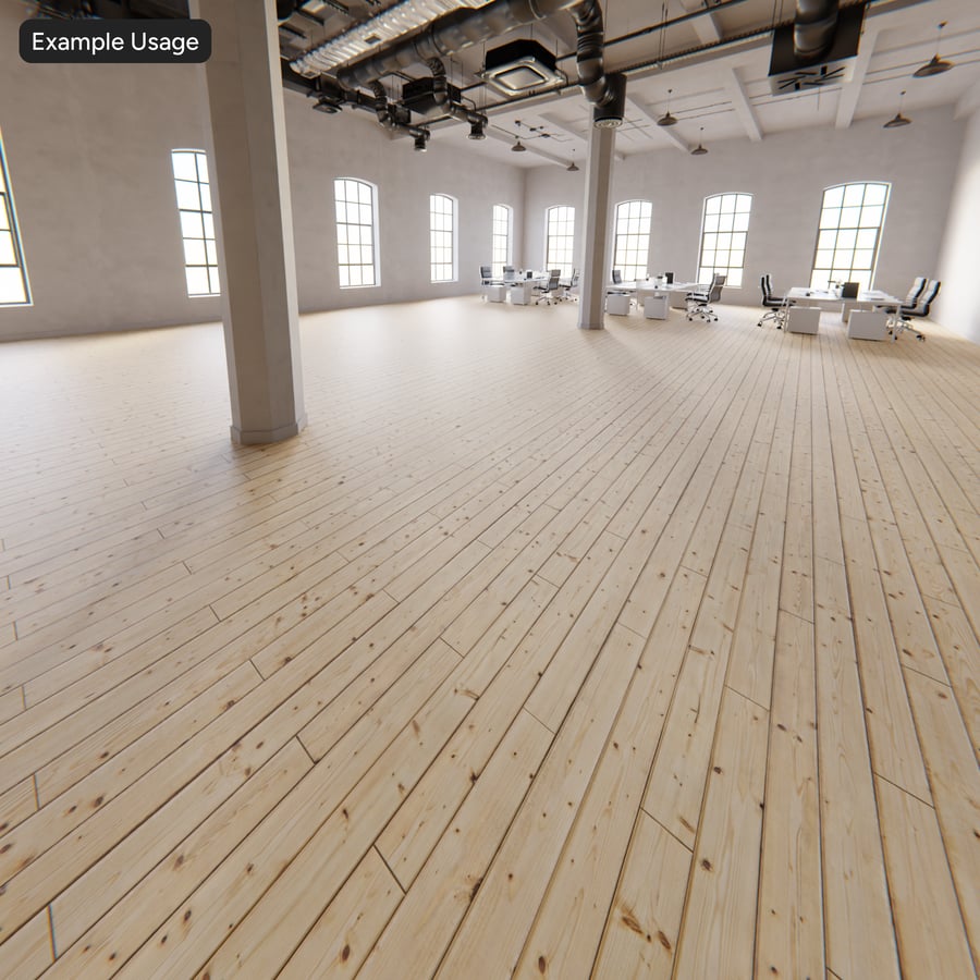 Oak Wood Board Texture, Blonde Knotted