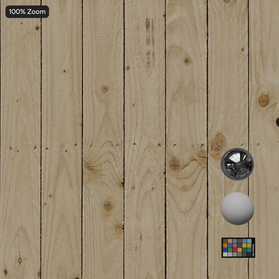 Natural Wood Board Ceiling Texture