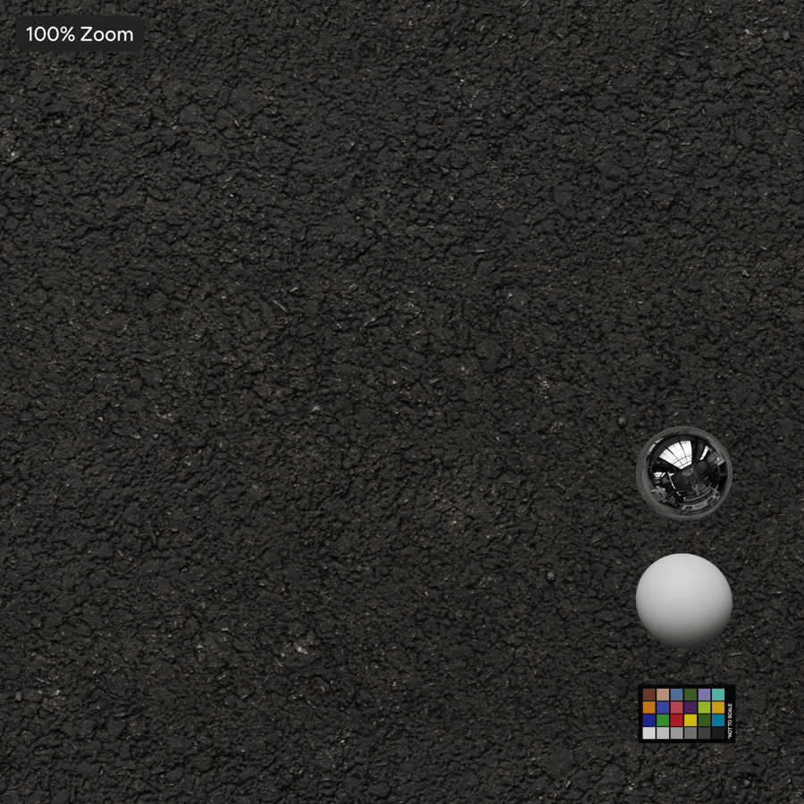 Clean Dense Graded Asphalt Texture