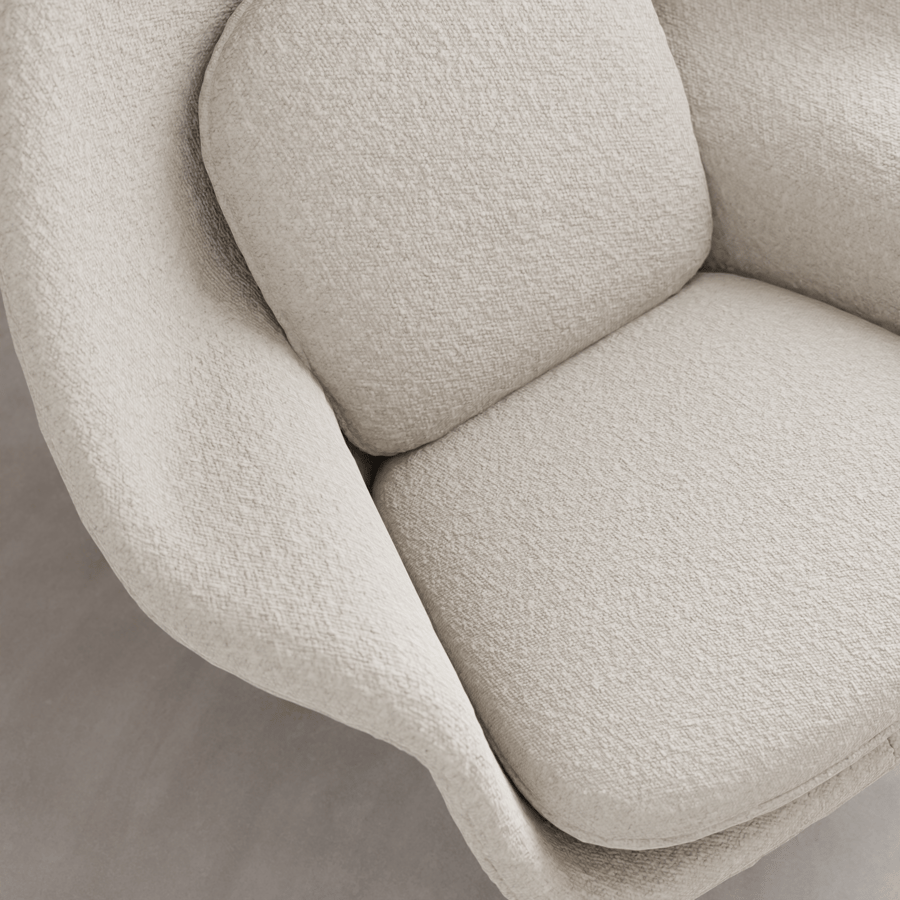 Textura de tecido bouclé suave