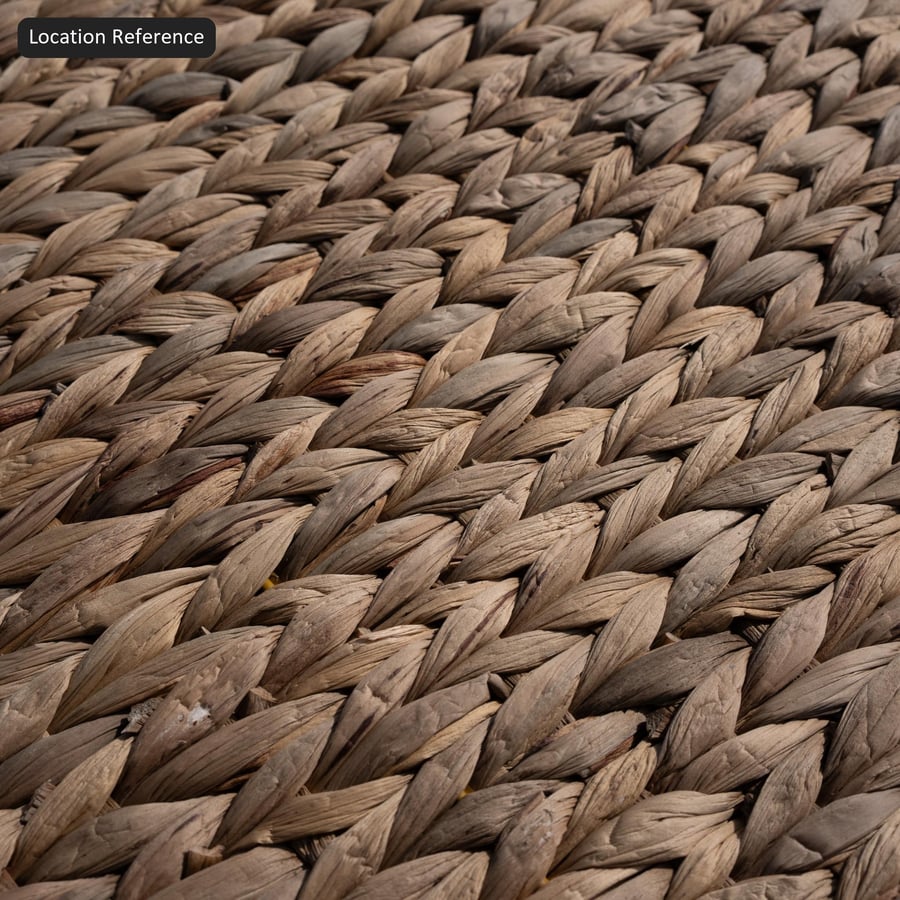 Woven Water Hyacinth Herringbone Matting Texture, Straw