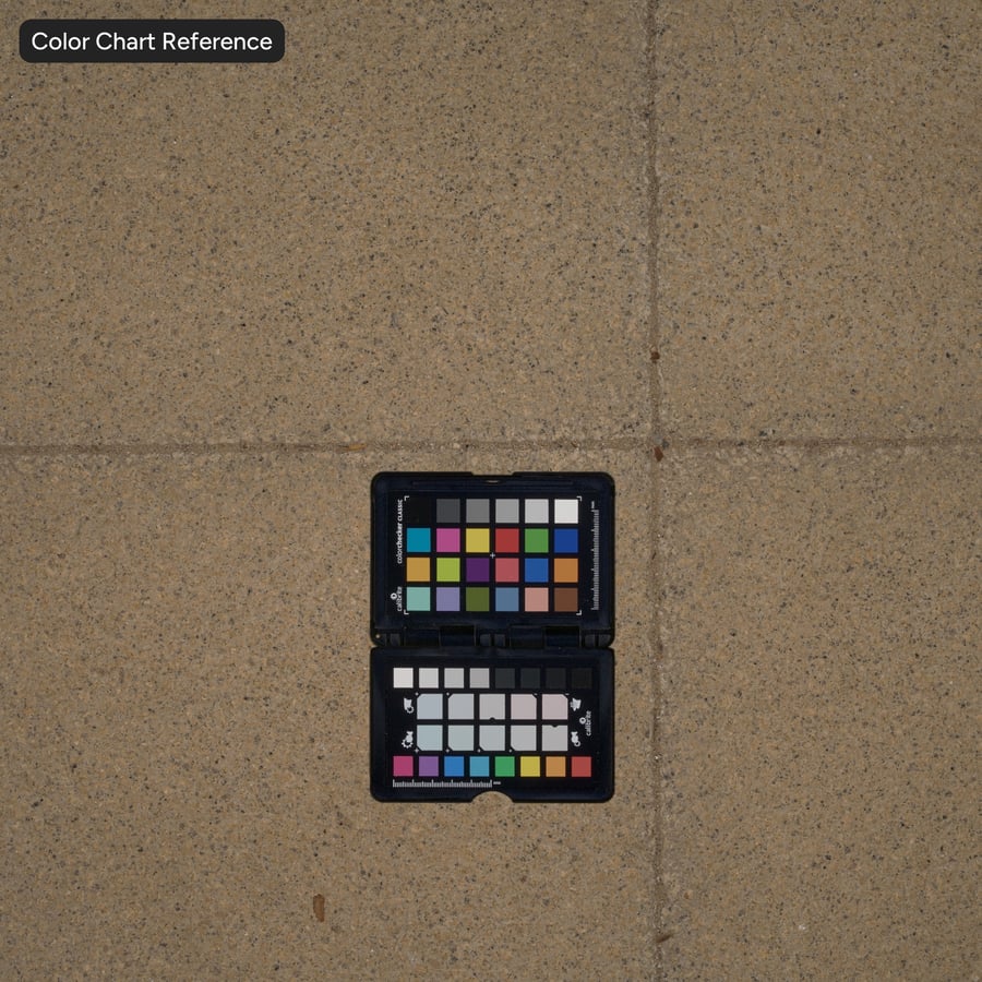 Worn Square Stack Aggregate Stone Sidewalk Texture, Yellow