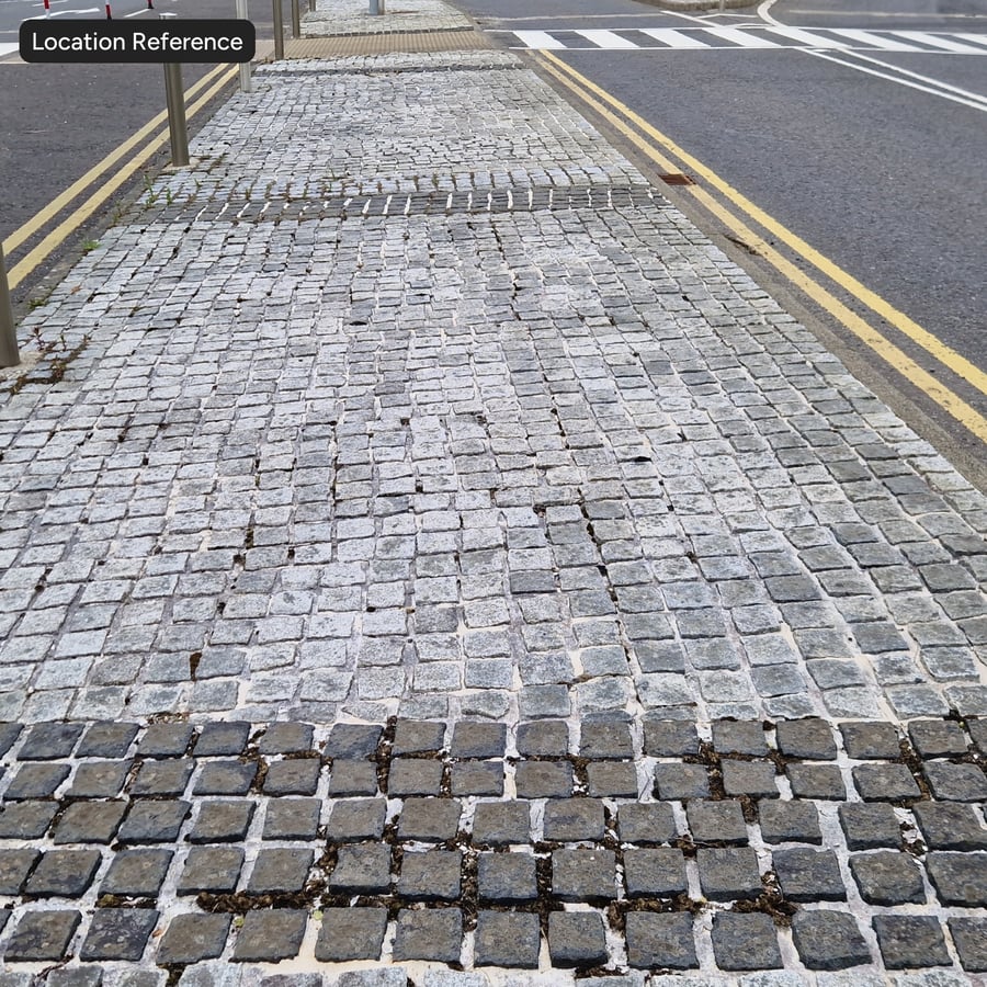 Texture pavé carré usé et sale