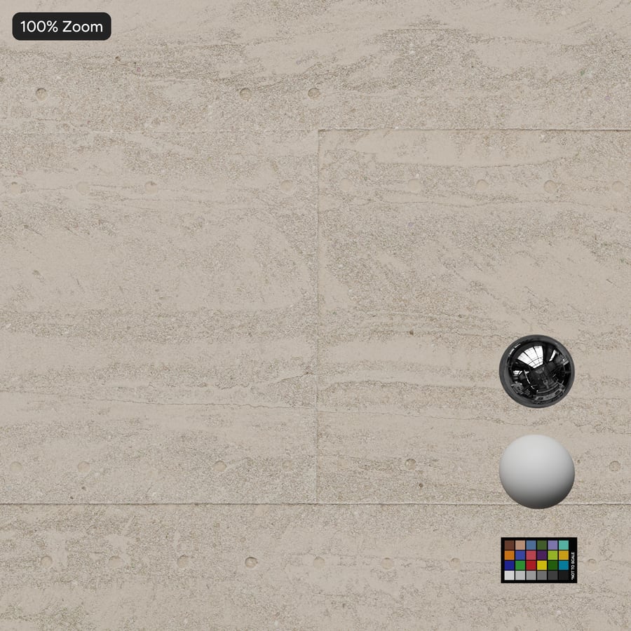 Sand Rammed Earth Block Texture, Beige
