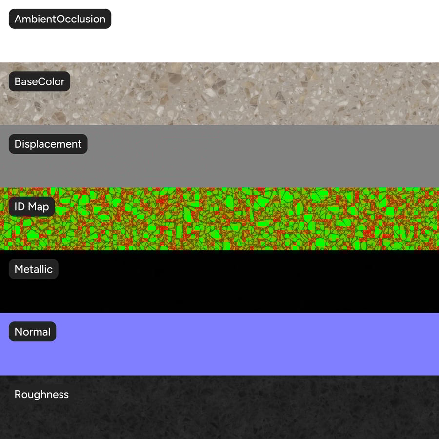 Speckled Boho Terrazzo Texture, Beige