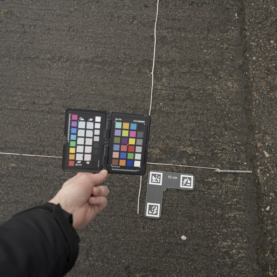 Damaged Pitted Asphalt Texture