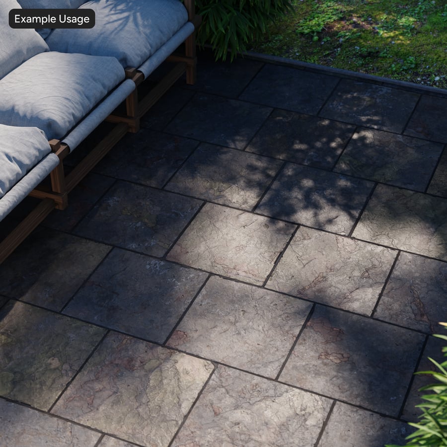 Texture de carreaux d'ardoise carrés multicolores