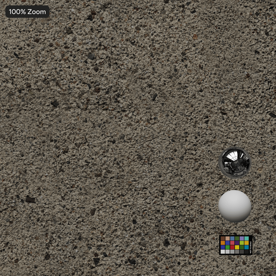 Rough Aggreate Concrete Sidewalk Texture