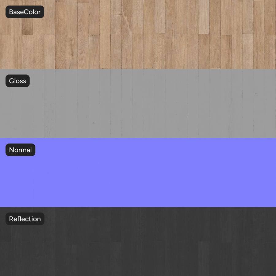 Oak Wood Board Texture, Blonde