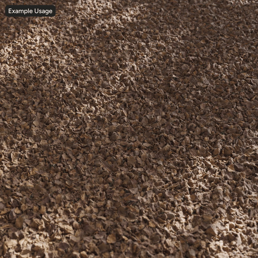Textura das folhas secas