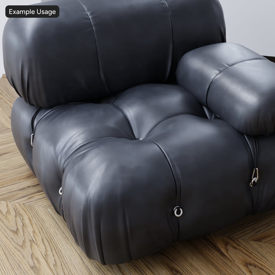 Textura de couro com acabamento dividido, preto