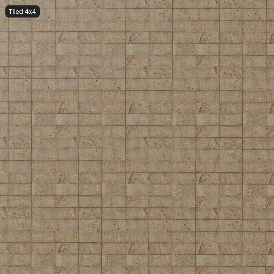 Textura de ladrilho de arenito empilhado retangular sujo