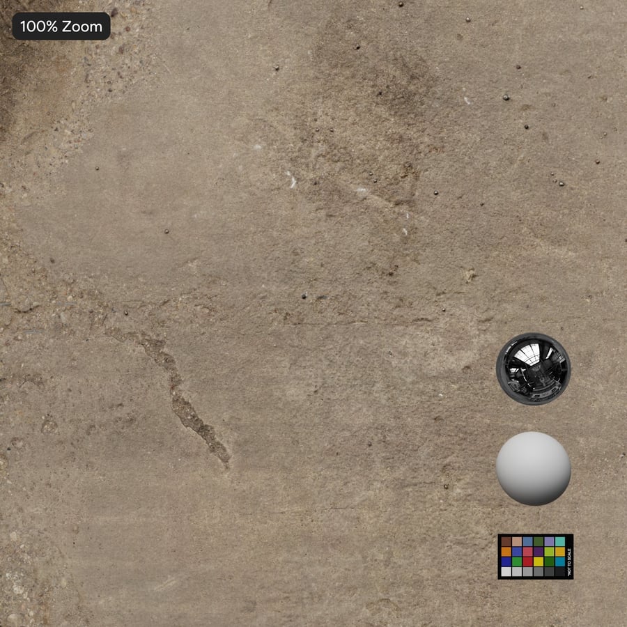 Odłamany panel z otworami mocującymi Tekstura chodnika betonowego