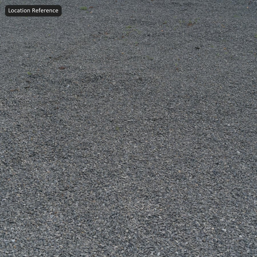Texture de gravier compacté, gris