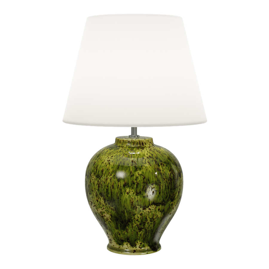 Lâmpada Kelantis Jungle Shade da Eno Ceramic, verde