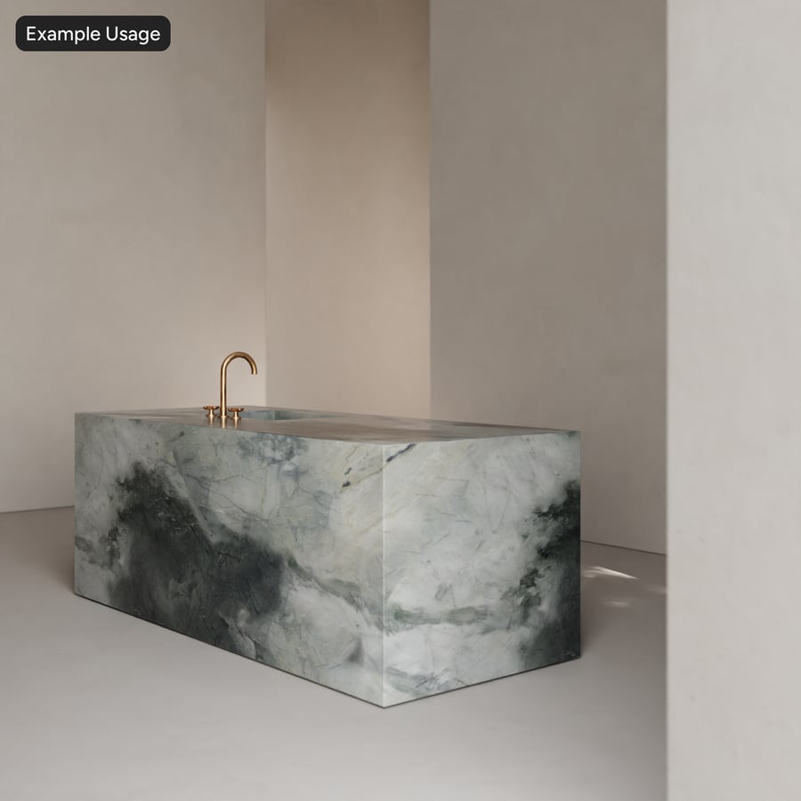 Santiago Polished Marble Stone Texture, Grey