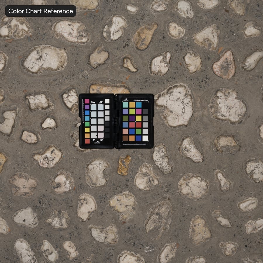 Worn Studded Cobblestone Paver Texture