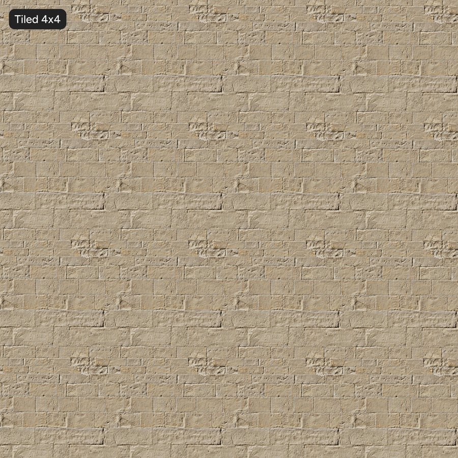 Texture de mur en blocs de pierre anciens, beige